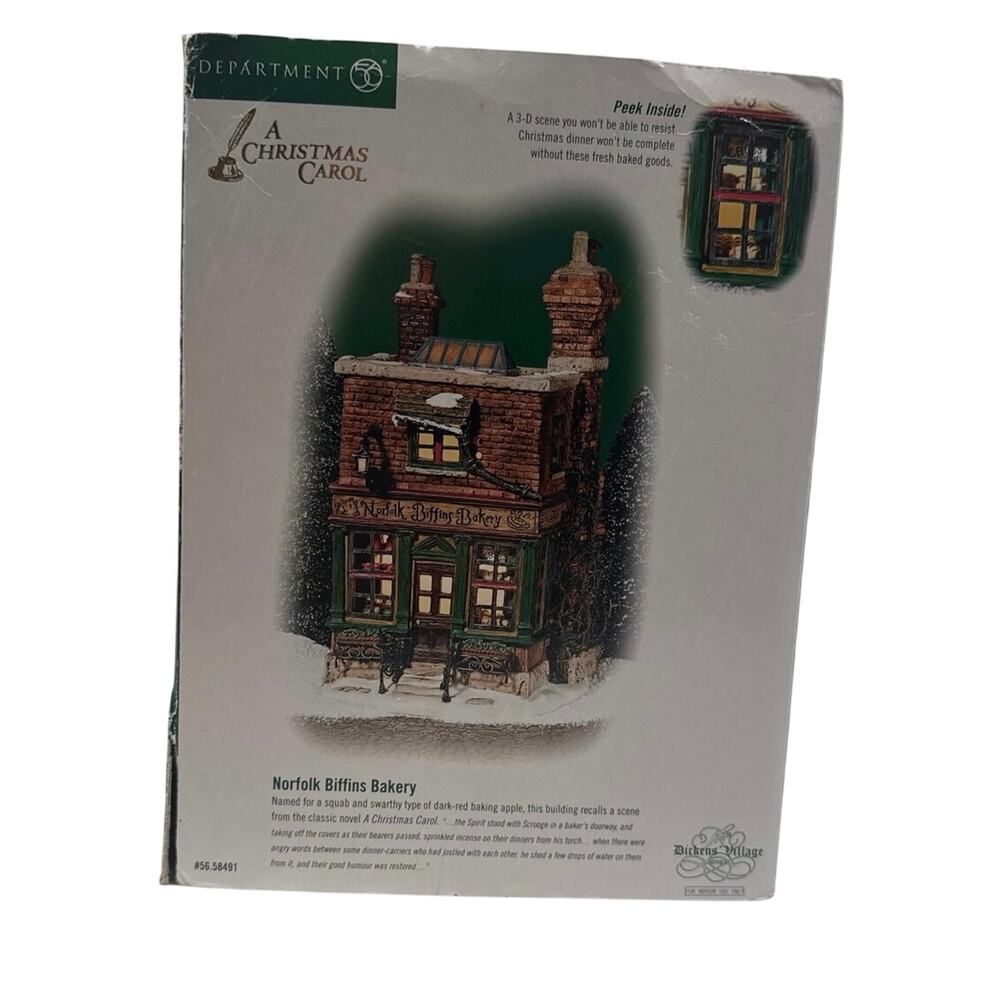 Dept. 56 Norfolk Biffins Bakery Christmas Village 2002 56.58491 - Picture 6 of 7